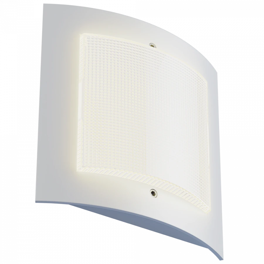 LED luminaire DBP "Intellect-ZhKH", 12W, 1400 Lm, CRI80, with optical-acoustic sensor and duty mode, vandal resistant