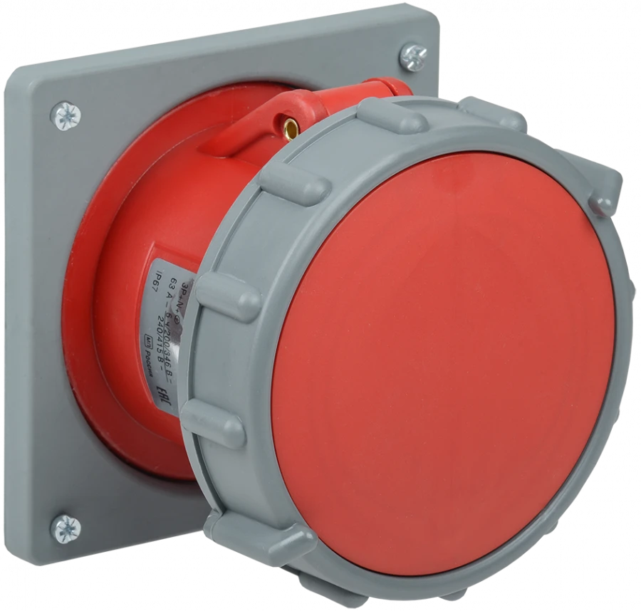 PSN70-063-5-2-67 Socket all. MAGNUM SSI-435 63A-6h/200-415V 3P+PE+N IP67 IEK
