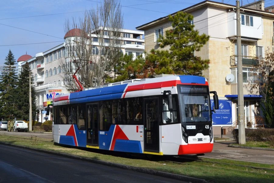 Body of tram car 71-411-03 of the first complete set