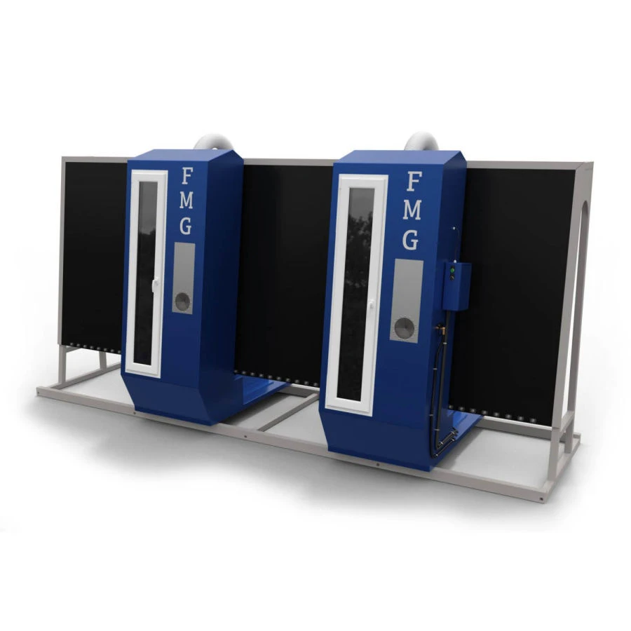 Sandblasting machine RPU-2 for glass and mirror