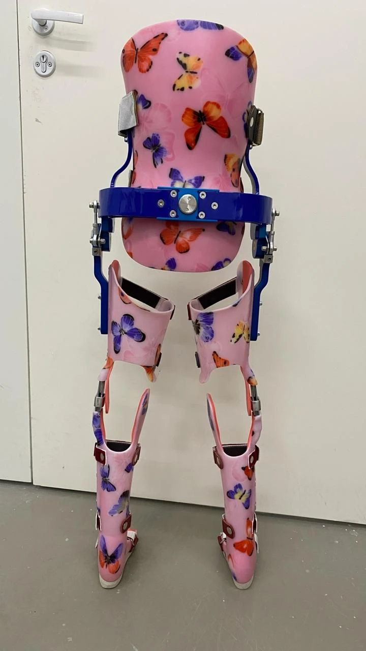 Lower limb and torso apparatus with reciprocal gaiter