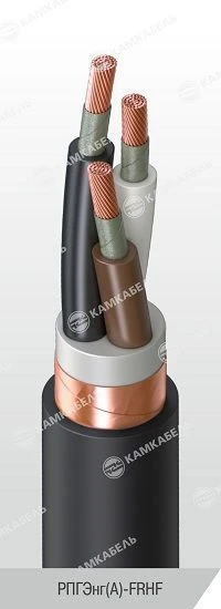 Power cable of EPRon® type with copper conductors, insulation made of ethylene propylene rubber for voltage 0,66, 1 kV of RPGEng