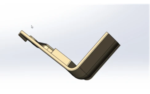 Front left rear catwalk trim 5299-401P-5102035-10