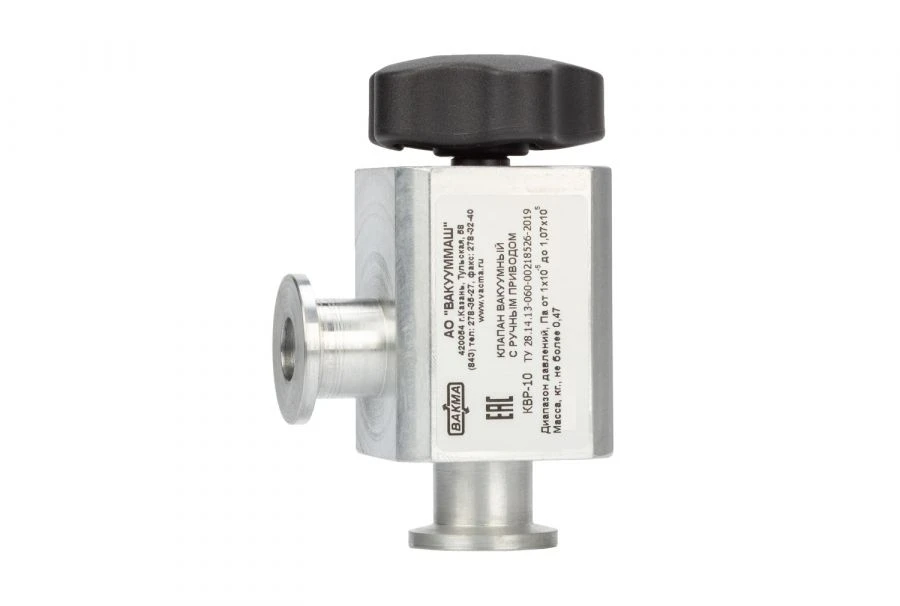 Vacuum valve with manual drive KVR-10