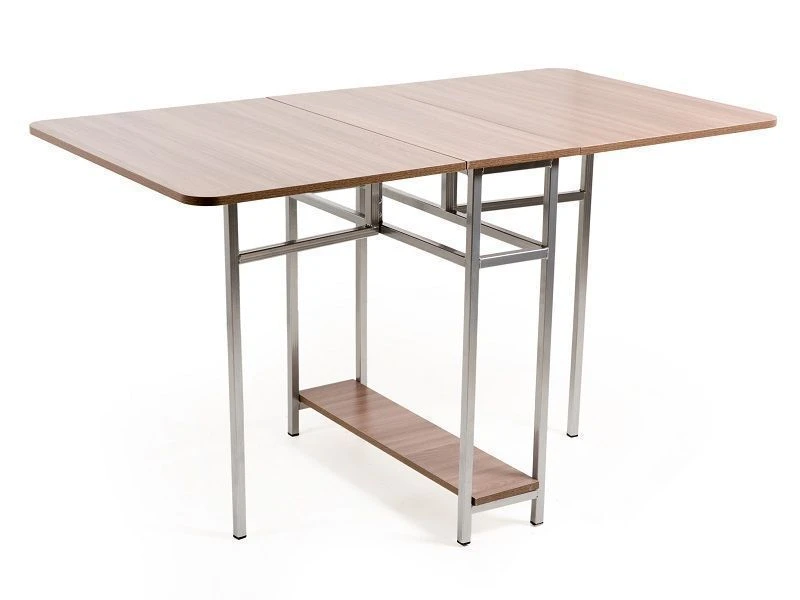 Book-end table on metal frame of "Edelwood" trade mark