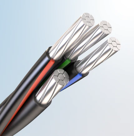 Self-supporting insulated wire for overhead power lines of rated voltage up to 0,6/1 kV inclusive, nominal value