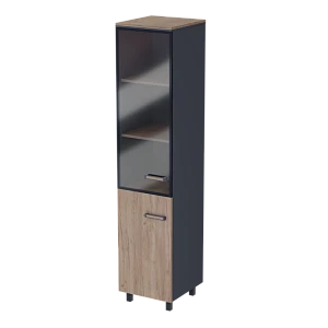 Narrow combination filing cabinet PREGO