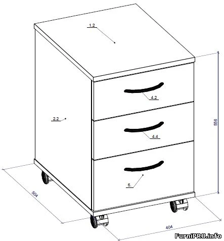 Wooden office bollards (TA 3)