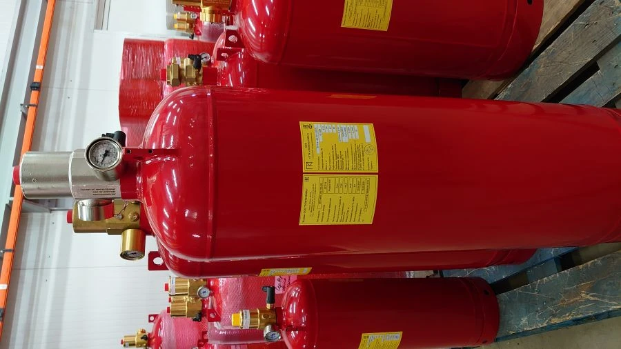 Gas fire extinguishing module type MGP-MPS