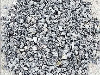 Crushed stone from rocks for construction works in fractions from 40 mm to 70 mm
