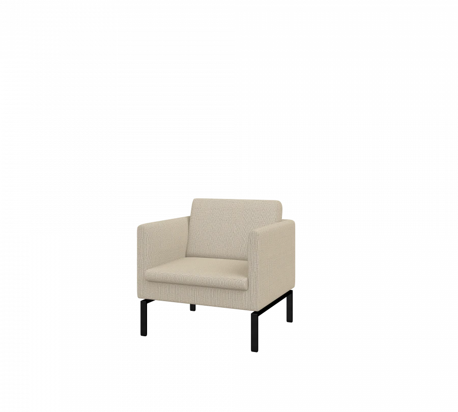Upholstered armchair "DALIO" series