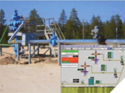 System of control and management of gas well pads