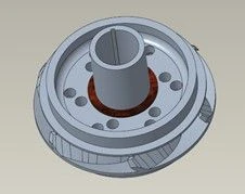 FBH Working Wheel, Dispersing, DN5-21, 0.68 inch shaft, Niresist / IMPELLER: FBH, AGH, DN5-21, .68, NI-RST Article ID: 101518692