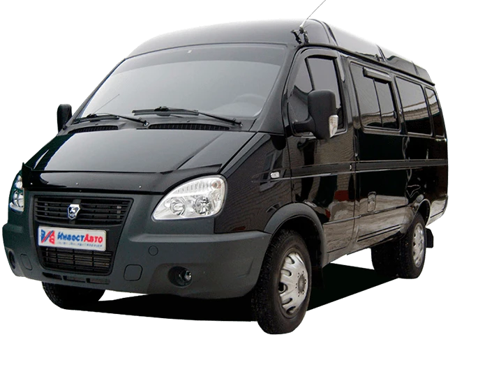 Cars for transportation of people type N1GSB, mod. N1GBRA based on GAZ 27057 vehicle with petrol engine