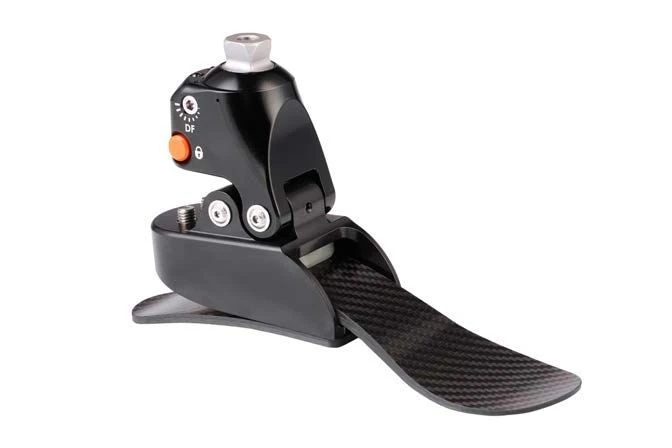 2H16Y Carbon fibre reinforced plastic foot with hydraulic ankle without sheathing