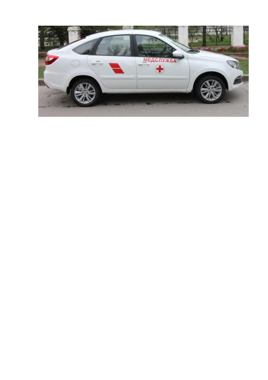 Means of transport for carriage of people, type GRNT cat. M1 and its modifications on the basis of LADA, type 219, mod. GRNT0J,