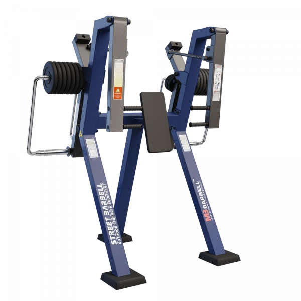 Standing chest press with variable load