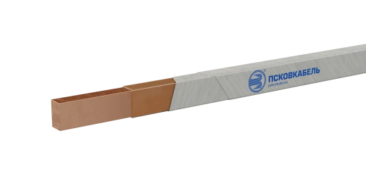 Copper wire of round or rectangular cross-section, insulated with heat-resistant high-strength enamel and two layers of winding