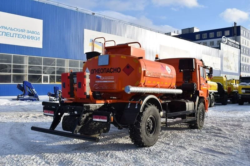Tank truck (AC), brand UZST, type 6619A-34 on chassis KAMAZ 43502-D5