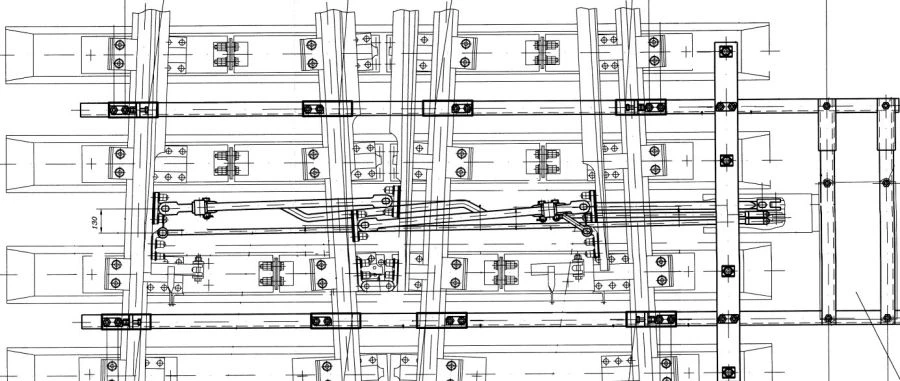 ELECTRRO-DRIVER GARNITURE FOR FRONT STREET R65 MARK 1/9 ON REINforced Concrete Beams (Project 17532-00-00)