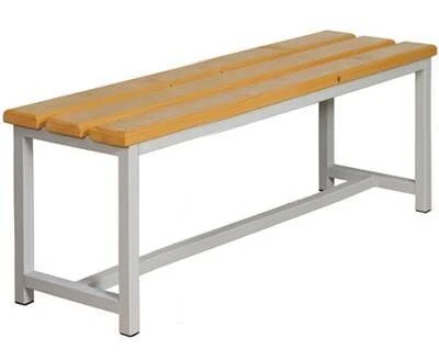 Locker room bench on metal frame, "ELTI" series