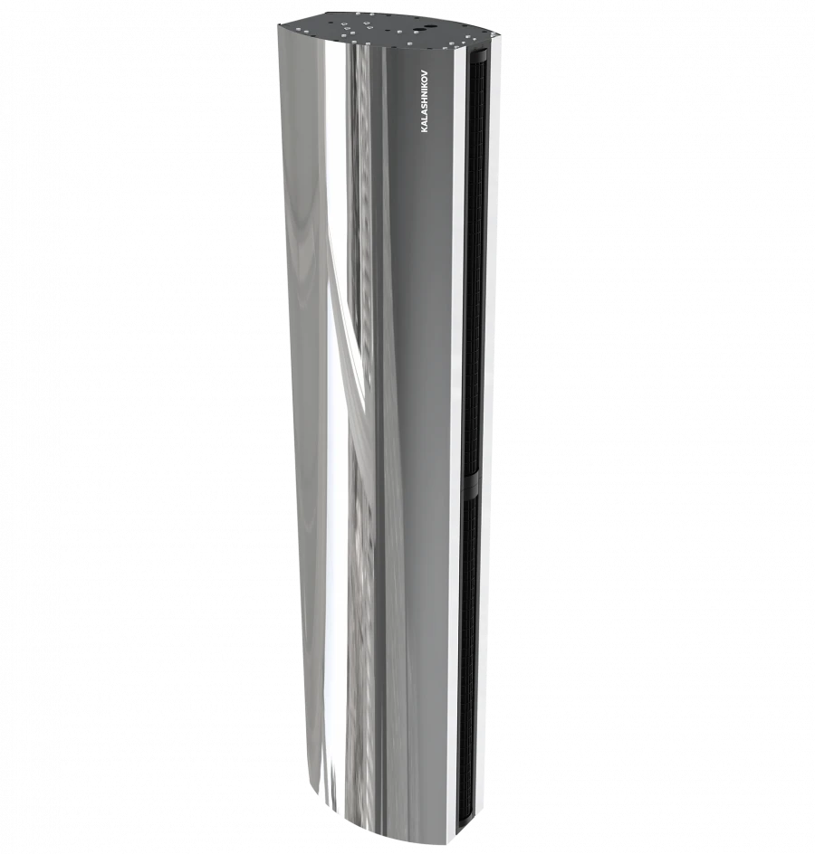 Stationary electric heat curtain with water heat exchanger, KALASHNIKOV trade mark, model KVC-S20W35-31 SL