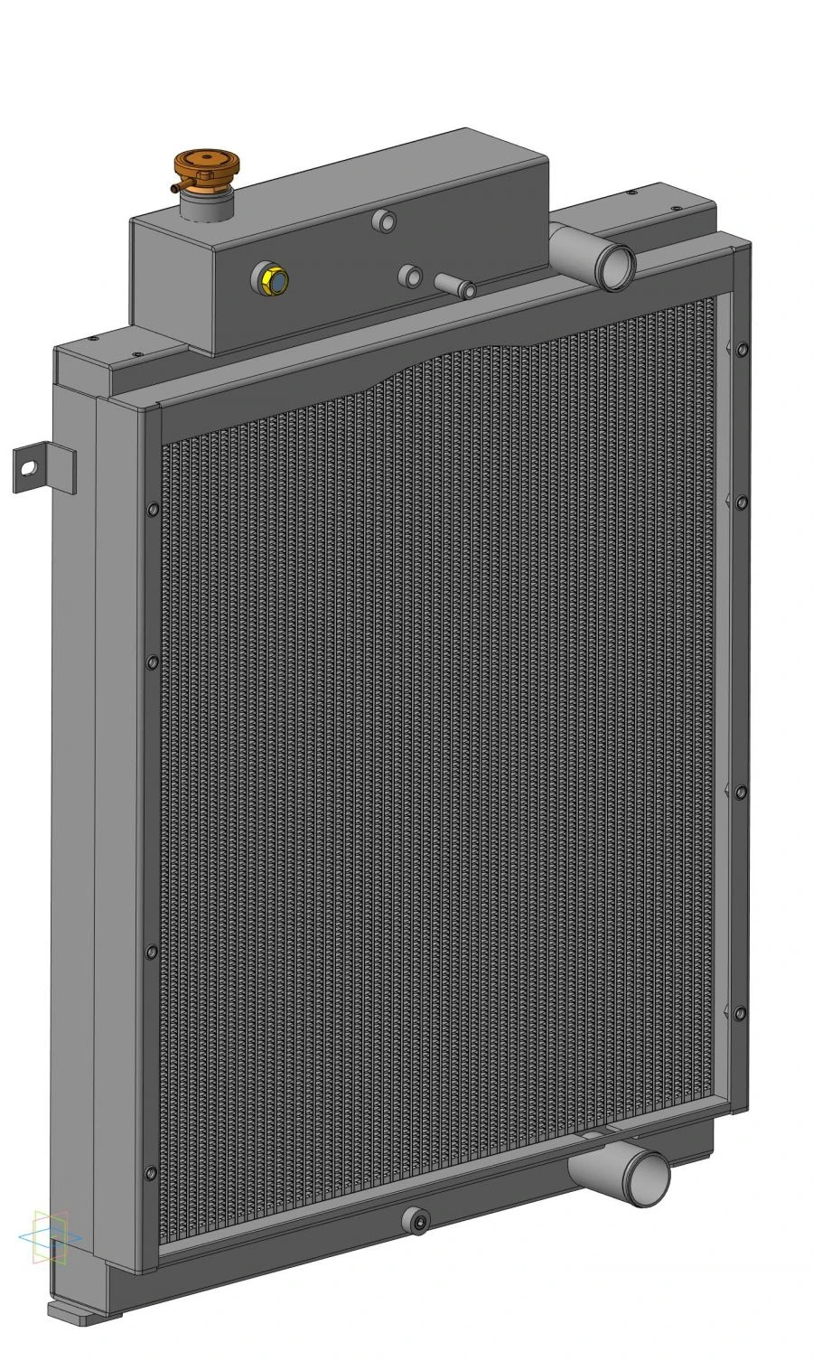 Water radiator V-2375M. 1301. 1000