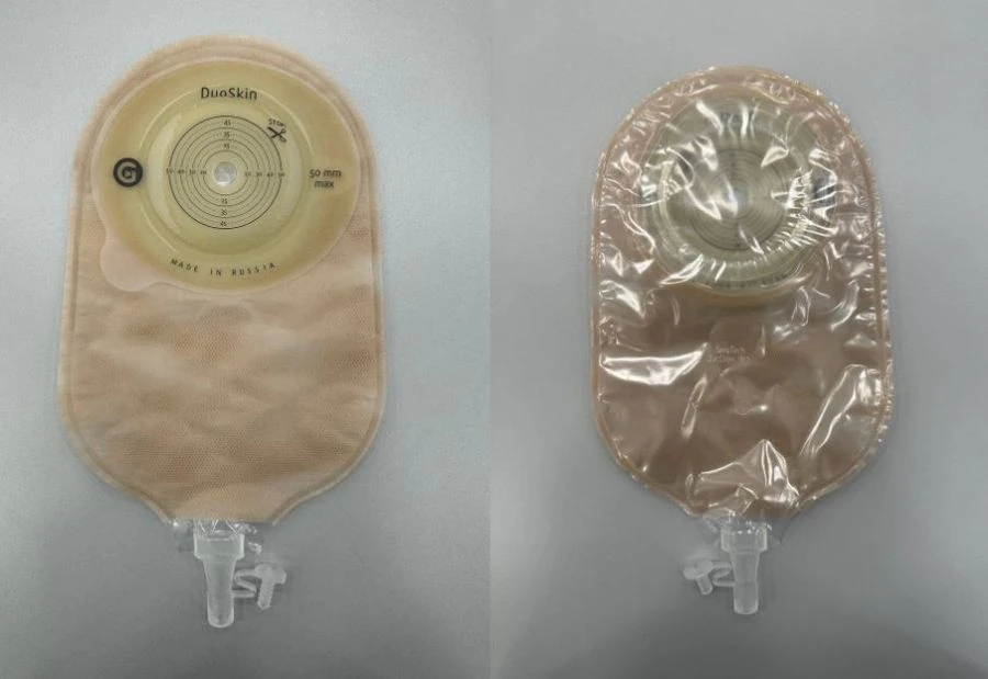 Means of urostomy care: uroreceiver one-component drained according to TU 32.50.13-004-32952305-2021 with accessories, var.