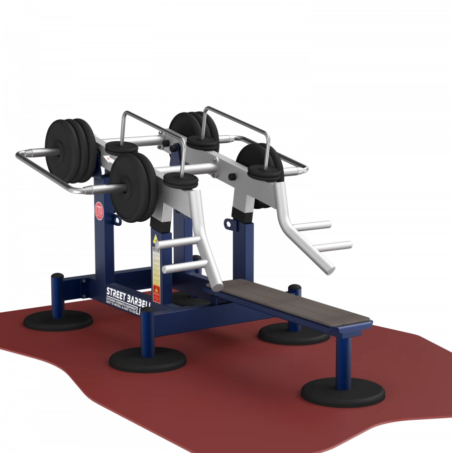 MV 7.64 GTO Outdoor weight-training machine for developing shoulder girdle muscles from a lying position with variable load