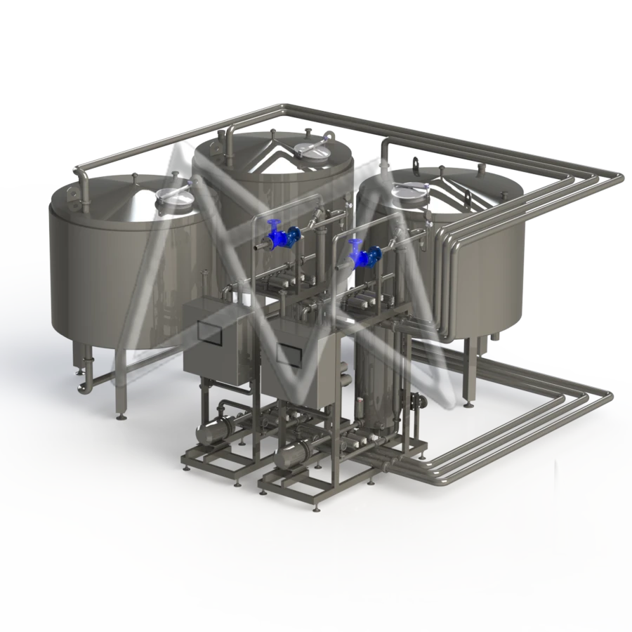 Centralised washing stations model P8-OCM