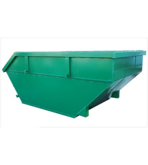 Metal container for collection and temporary storage of solid municipal (household) waste