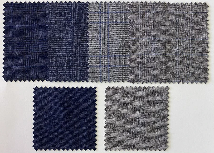 Woollen fabrics with viscose fibres, item sample 901