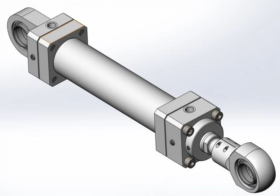 Guide vane drive servo motor