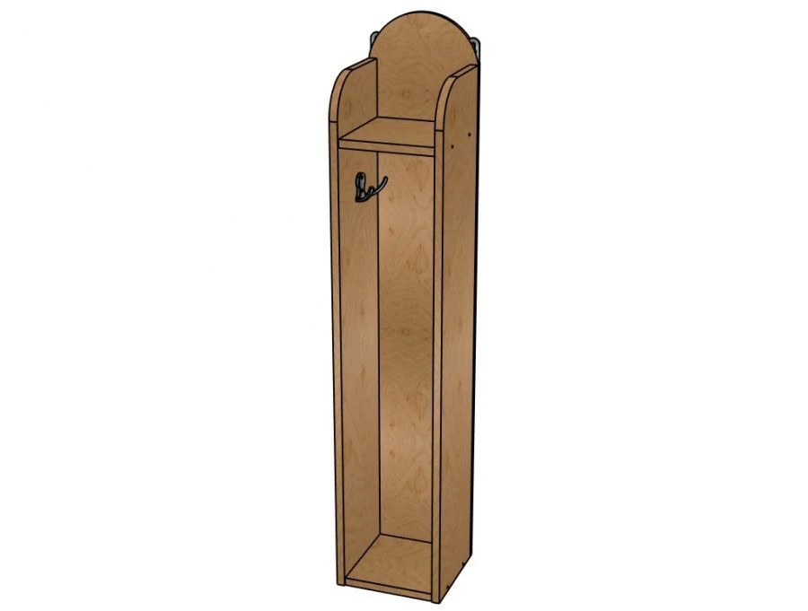 Towel holder ?1 ''Moidodyr'', plywood (paint), 1 cell/ SD49