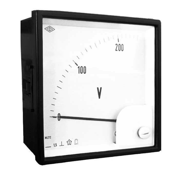Panelboard microammeter, milliammeter, ammeter and voltmeter: version M4272