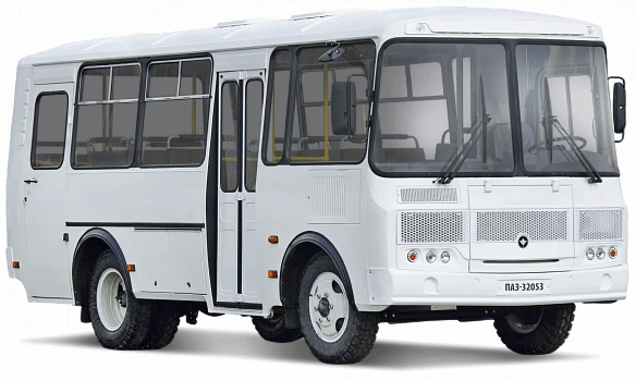 Bus PAZ 320530-04 with Itelma MD22 engine control unit