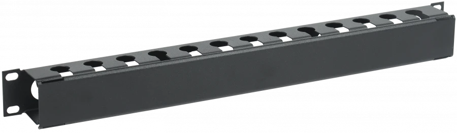 CO05-1MCM ITK Cable organiser with cover 19" 1U, black