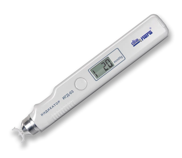 Digital portable intraocular pressure indicator through the eyelid IGD-03