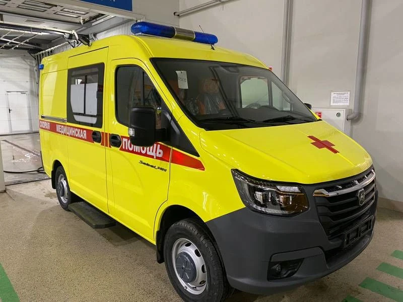 Ambulance of ambulance of A,B,C class IAC-1767M5 on the basis of Vehicle Sobol NN, Modification A31S12, A32S12