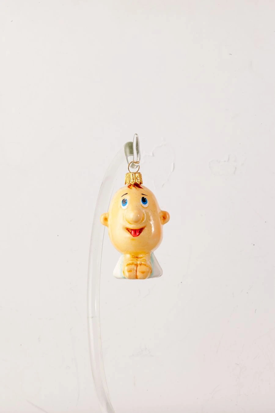 Licence Christmas tree toy made of glass "Baby"