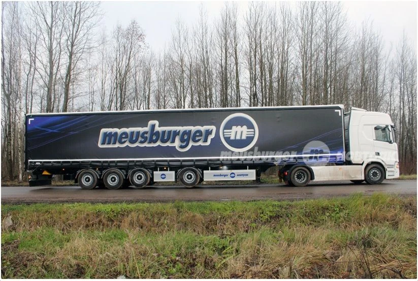Four-axle tilt box semitrailer MSP-454