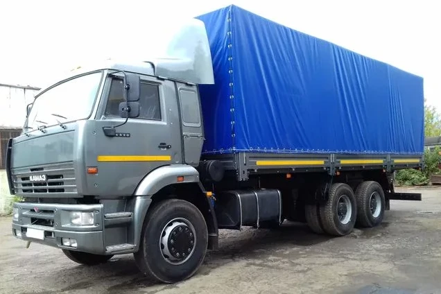 Specialised flatbed truck model 336950 on chassis KAMAZ-6520