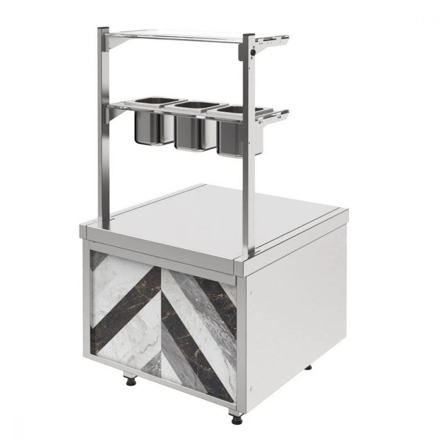 Cutlery dispenser neutral counter RCD10A City, trade mark "Refettorio".