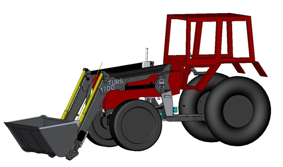 Universal mounted loaders, model KUHN(TURS)-1700 modification KUHN(TURS)-1700-0