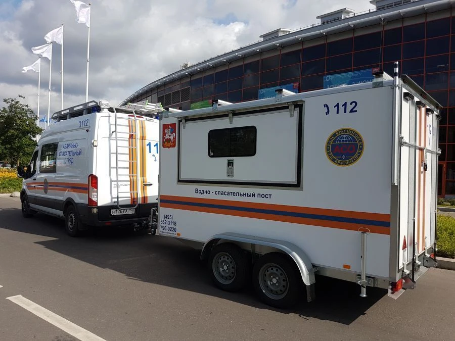 Van trailer, model Istok 3792M4 "Mobile rescue post"