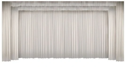 White cabinet curtain set model "White 1"