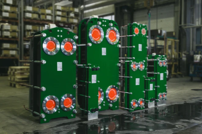 Heat exchanger plate apparatus, collapsible type CLH 200L