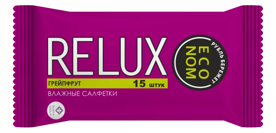 Refreshing Wet Wipes with Grapefruit Scent for Cleanliness RELUX