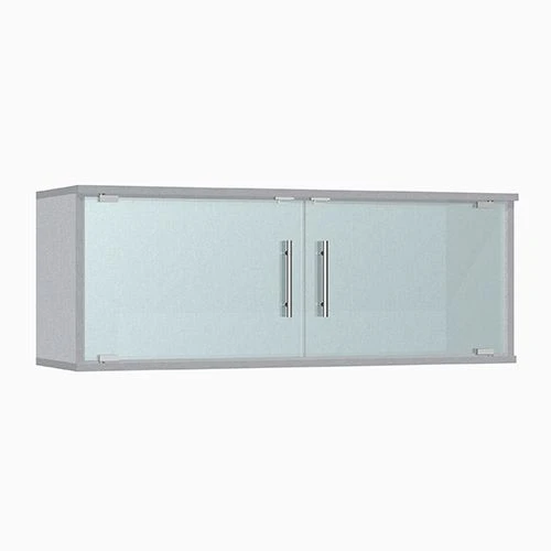 Hinged shelf with two glass doors model PNS-1