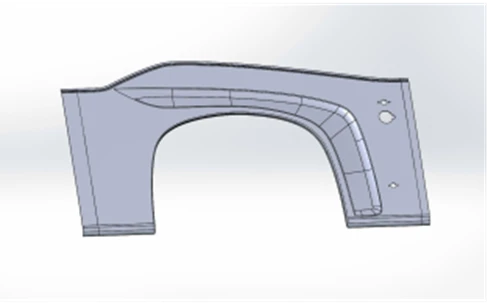 5299230-5402505-51/B Front right-hand side arch panel